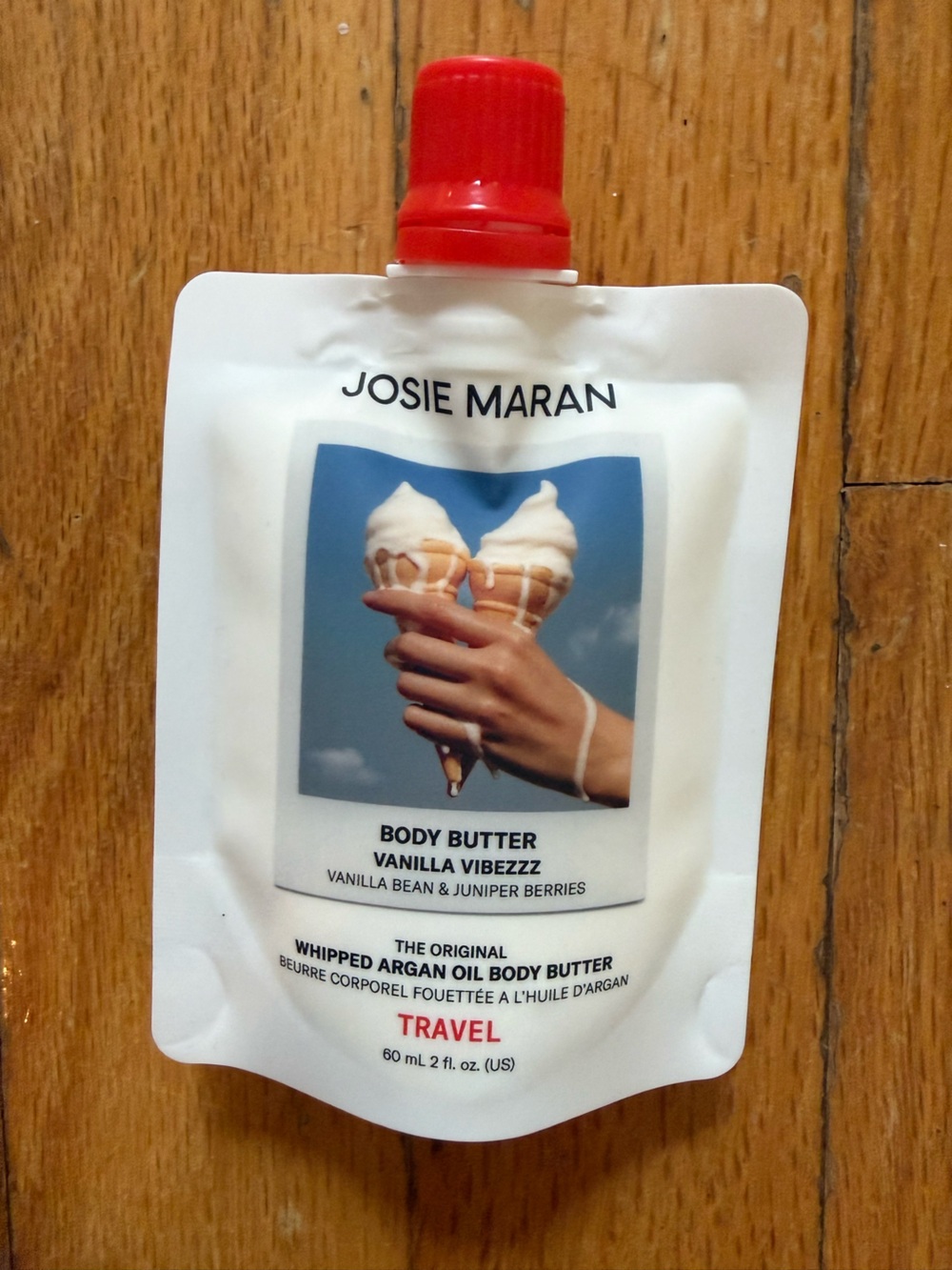 Josie Maran Whipped Argan Oil Body Butter Travel Size Pouch